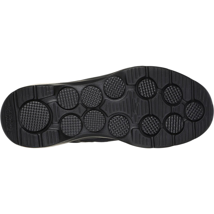 Women's Wide Fit Skechers 125233 Slip-ins Go Walk 7 Valin Trainers in Black - Image 1