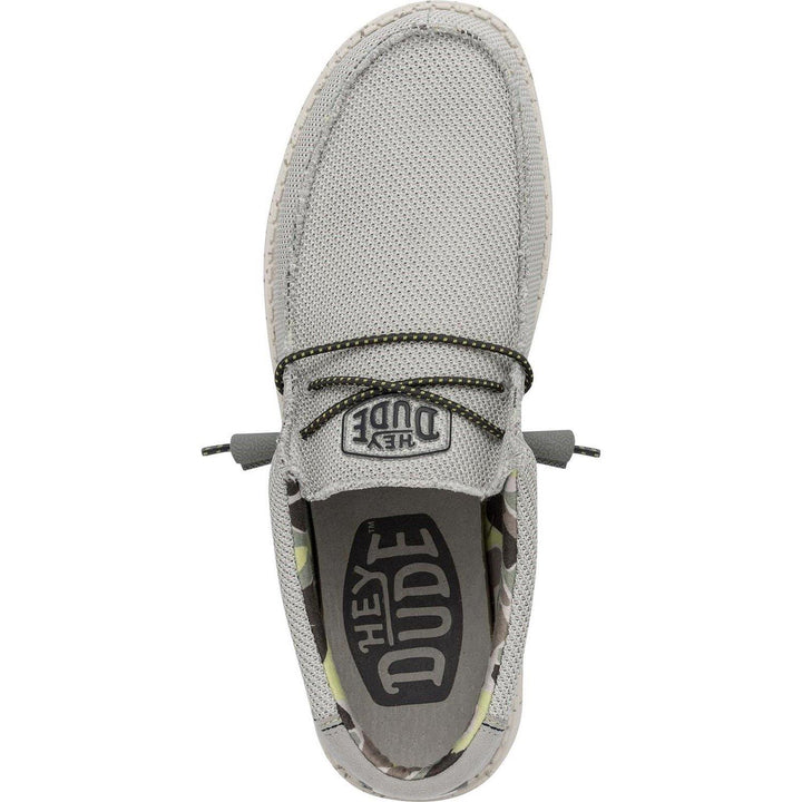 Men's Heydude Wally Sox Triple Needle Shoes in Fog - Image 1