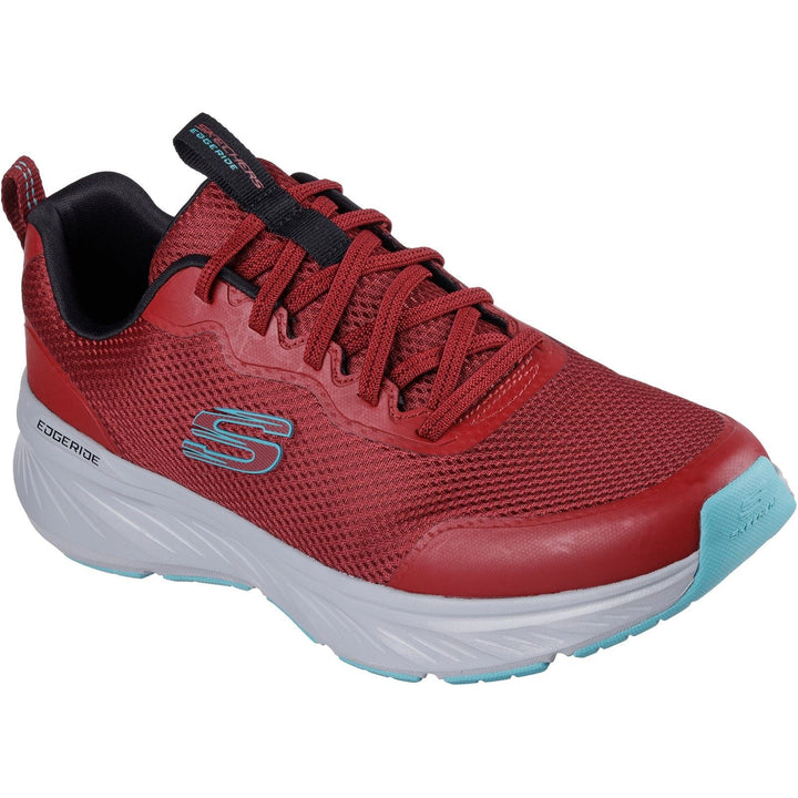 Men's Wide Fit Skechers 232835 Edgeride Trainers in Black - Image 1