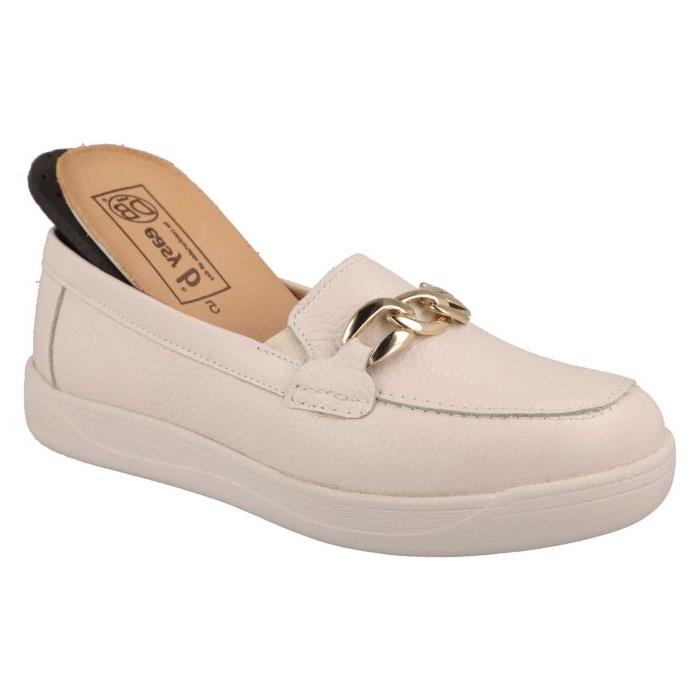 Women's Wide Fit DB Ophelia Shoes in Navy Leather - Image 1