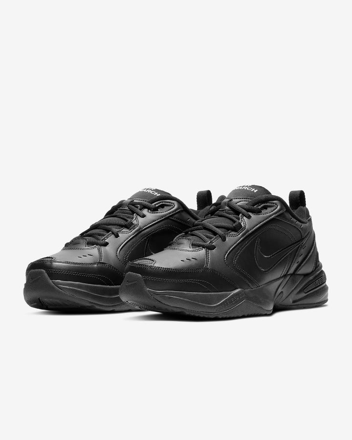 Men's Wide Fit Nike 416355-001 Air Monarch Iv Trainers in Black - Image 1