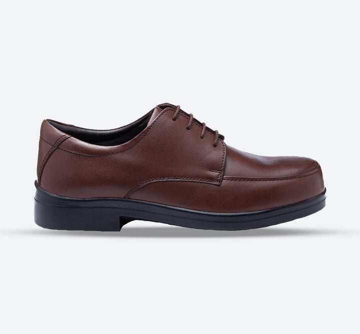 Mens Wide Fit Tredd Well Alex Lace Up Shoes in Black - Image 1