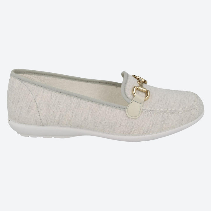 Womens Wide Fit DB Alpha Canvas Shoes in Navy - Image 1