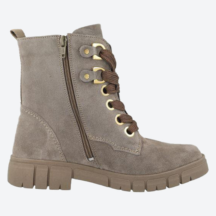 Women's Wide Fit DB Ampthill Water Resistant Boots in Black Leather - Image 1