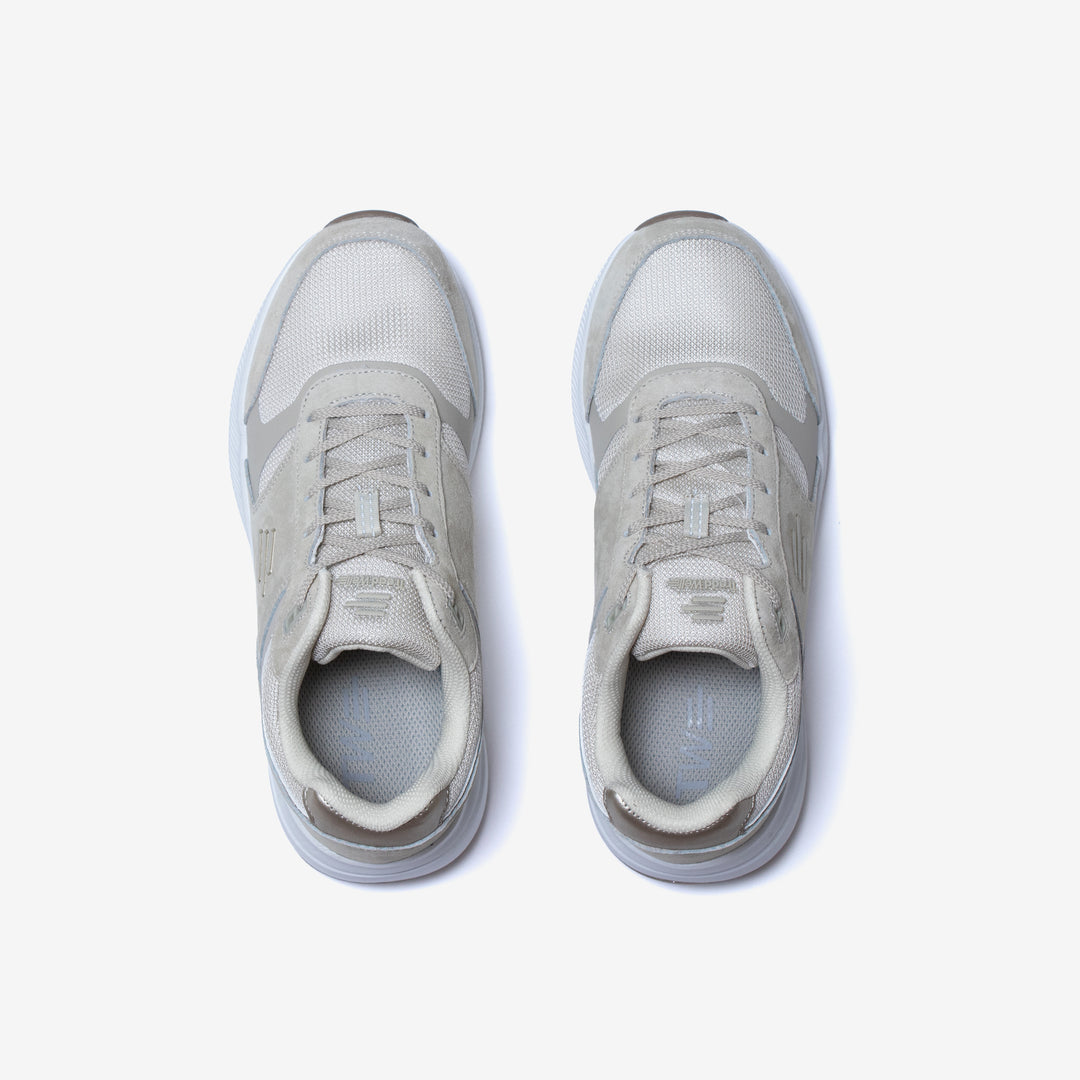 Women's Wide Fit Tredd Well Athena Trainers in Beige - Image 7