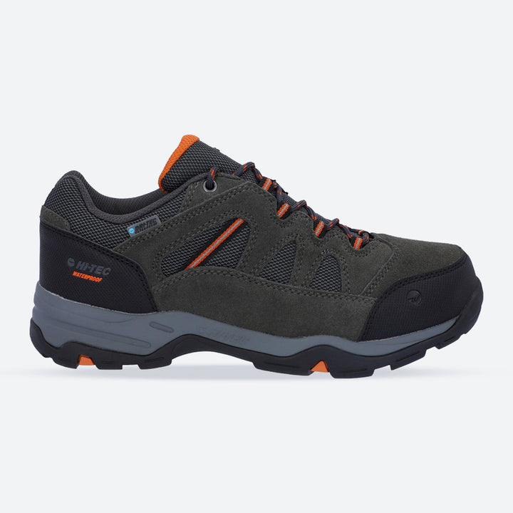 Men's Wide Fit Hi-Tec Bandera II Trainers in Charcoal/Graphite - Image 1