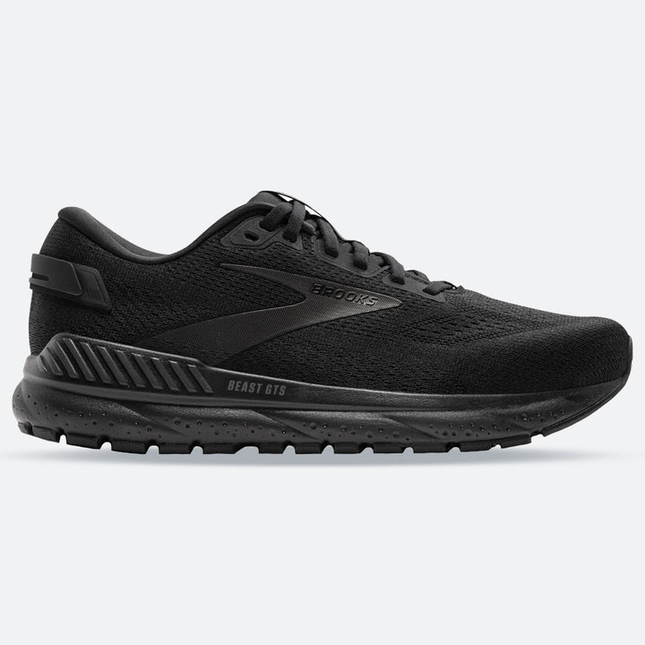 Men's Wide Fit Brooks Beast GTS 24 Running Trainers in Black - Image 1