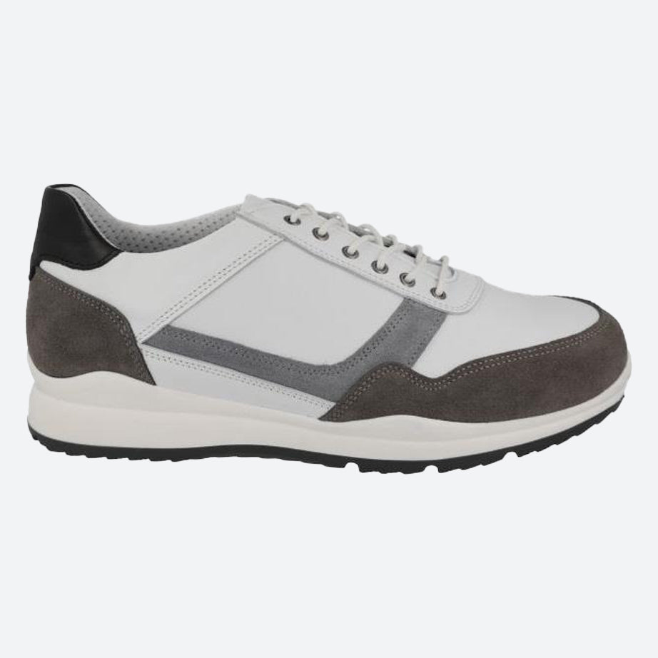 Men's Wide Fit DB Benedict Trainers in Black / Grey - Image 13