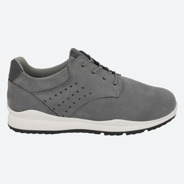 Men's Wide Fit DB Benjamin Shoes in Navy Nubuck - Image 1
