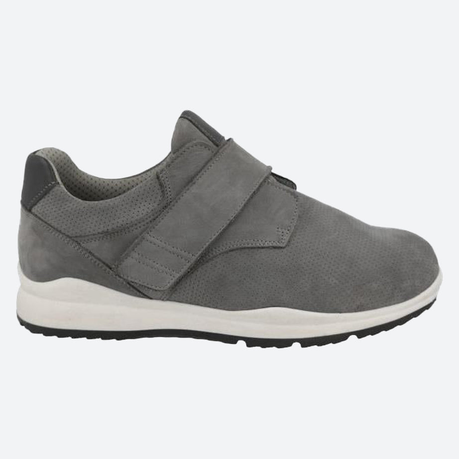 Men's Wide Fit DB Bennett Shoes in Navy Nubuck - Image 8