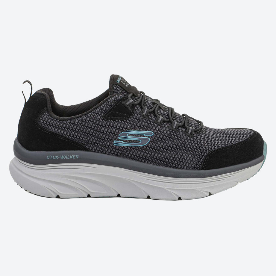 Men's Wide Fit Skechers Bersaga 232263 D'lux Walking Trainers in Olive - Image 10