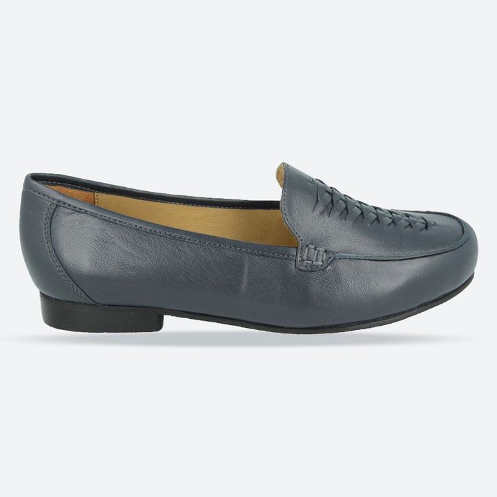 Womens Wide Fit DB Bingham Pumps in Black - Image 1