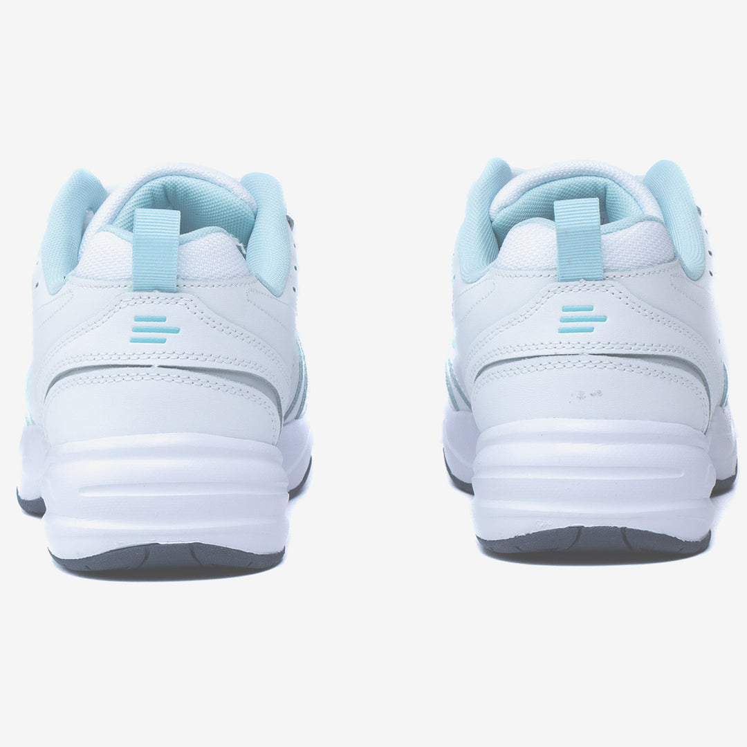 Women's Wide Fit Tredd Well Bluebell Trainers in White/Blue - Image 8