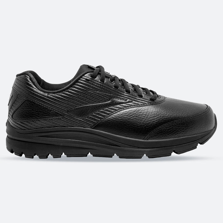 Men's Wide Fit Brooks Addiction Walker 2 Running Trainers in Black - Image 1