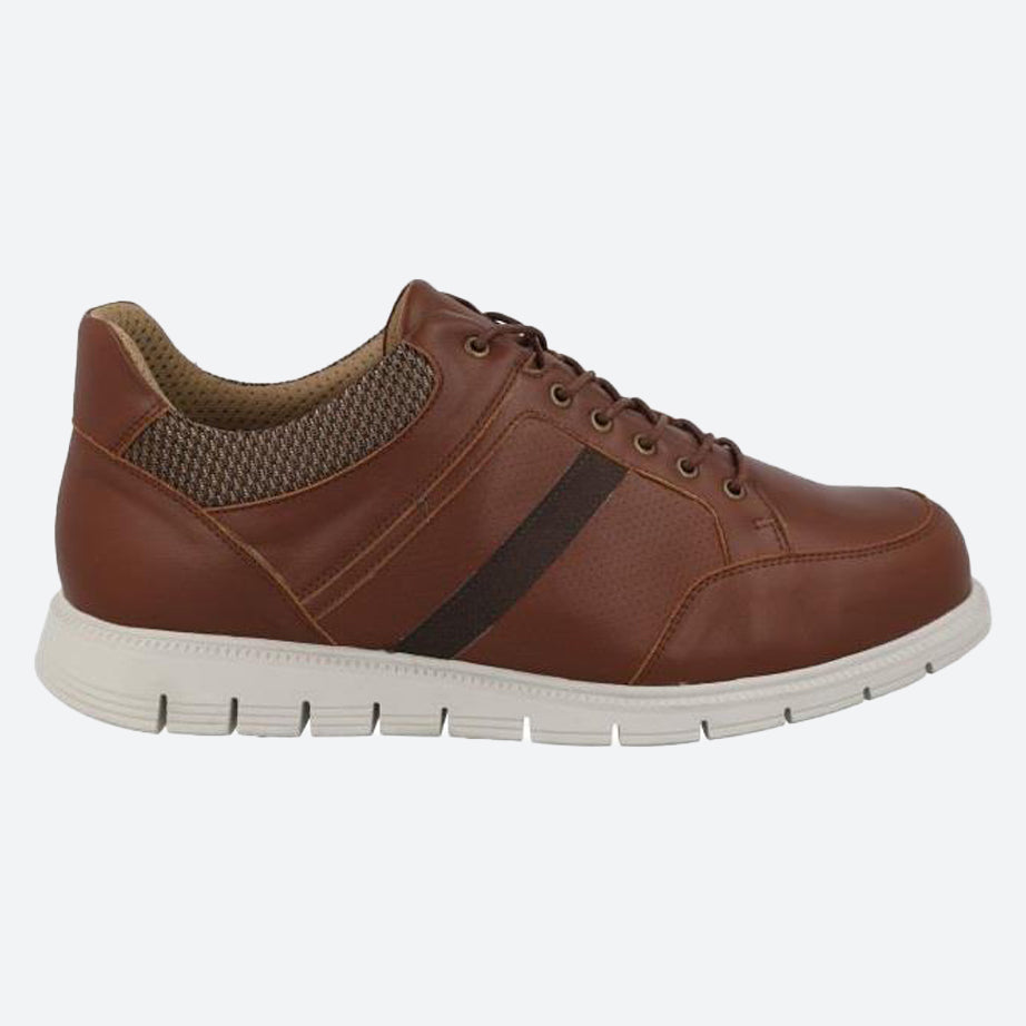 Men's Wide Fit DB Caspian Shoes in Black - Image 9