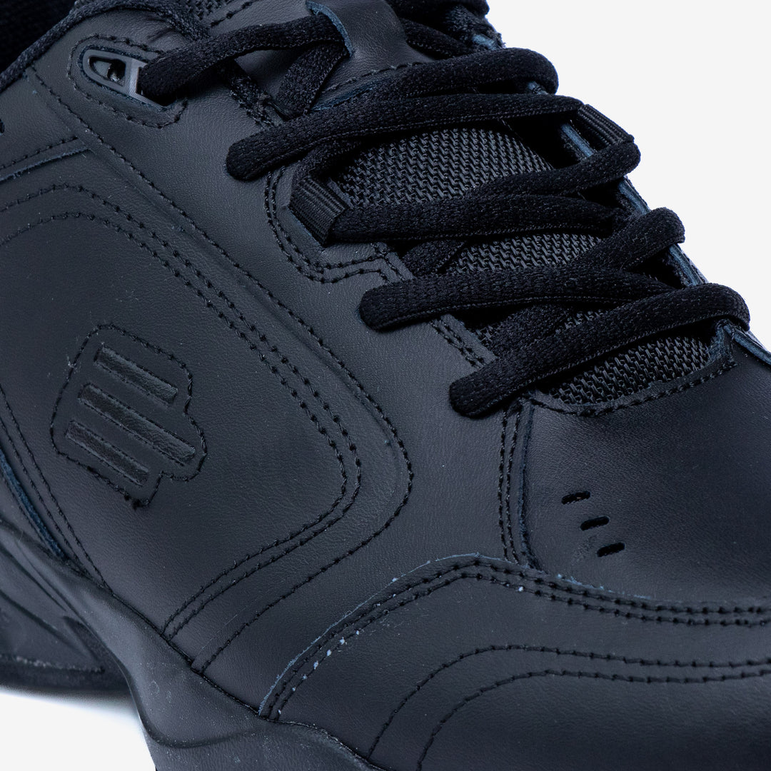 Men's Wide Fit Tredd Well Legend Trainers - Black in Black - Image 4