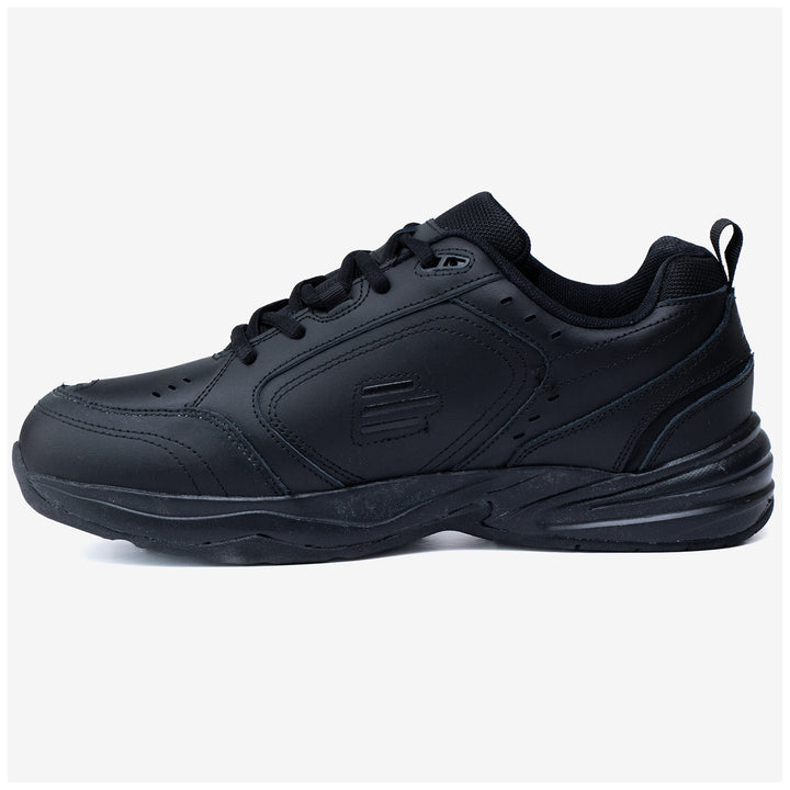 Men's Wide Fit Tredd Well Legend Trainers - Black in Black - Image 1