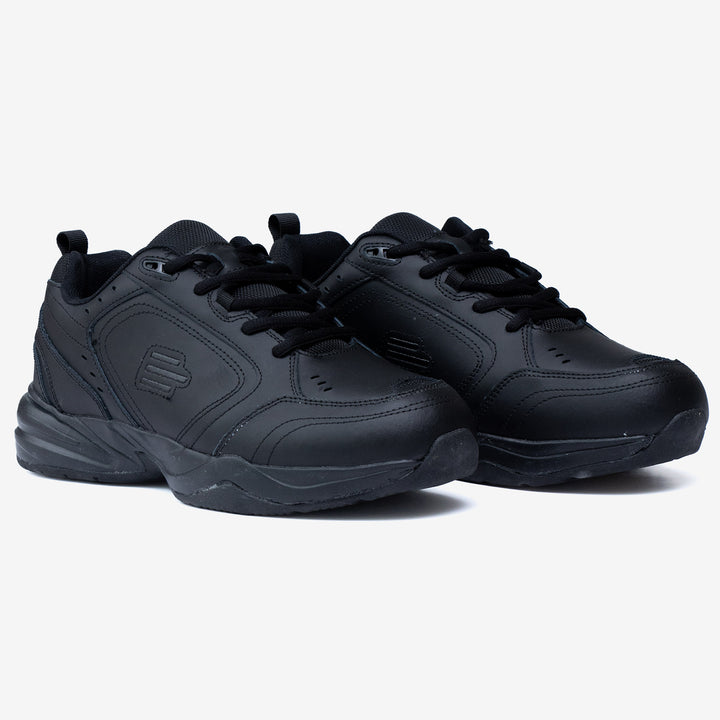 Men's Wide Fit Tredd Well Legend Trainers - Black in Black - Image 1