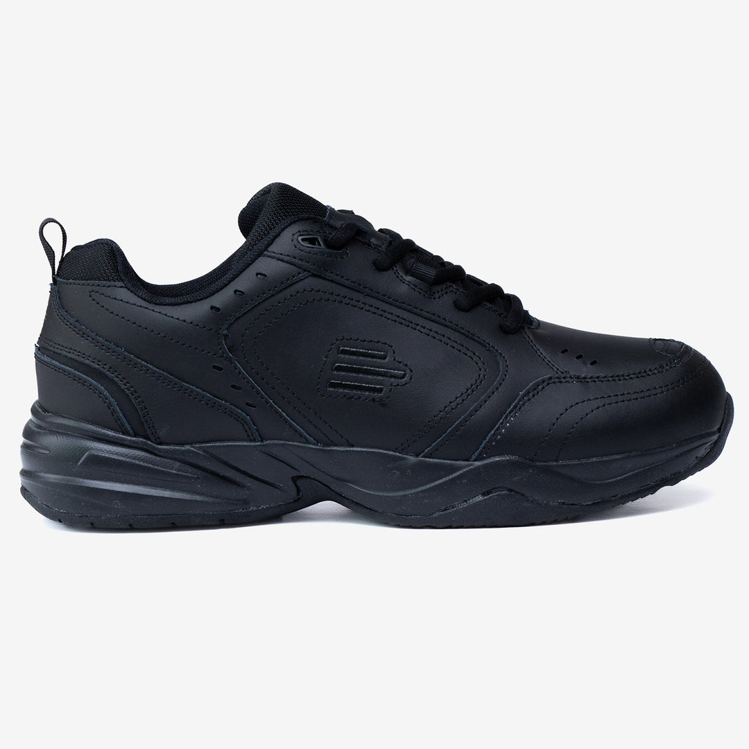 Men's Wide Fit Tredd Well Legend Trainers - Black in Black - Image 2