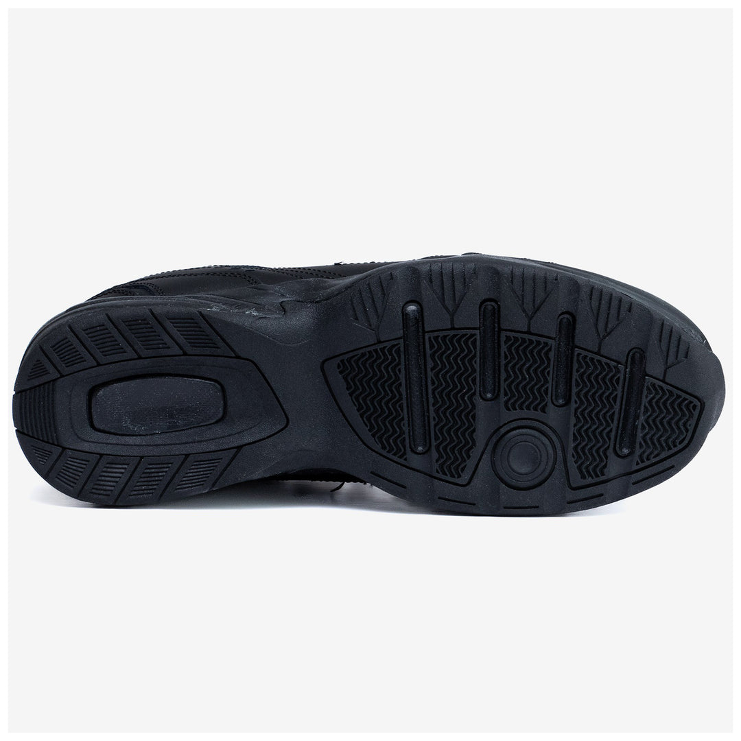 Men's Wide Fit Tredd Well Legend Trainers - Black in Black - Image 8