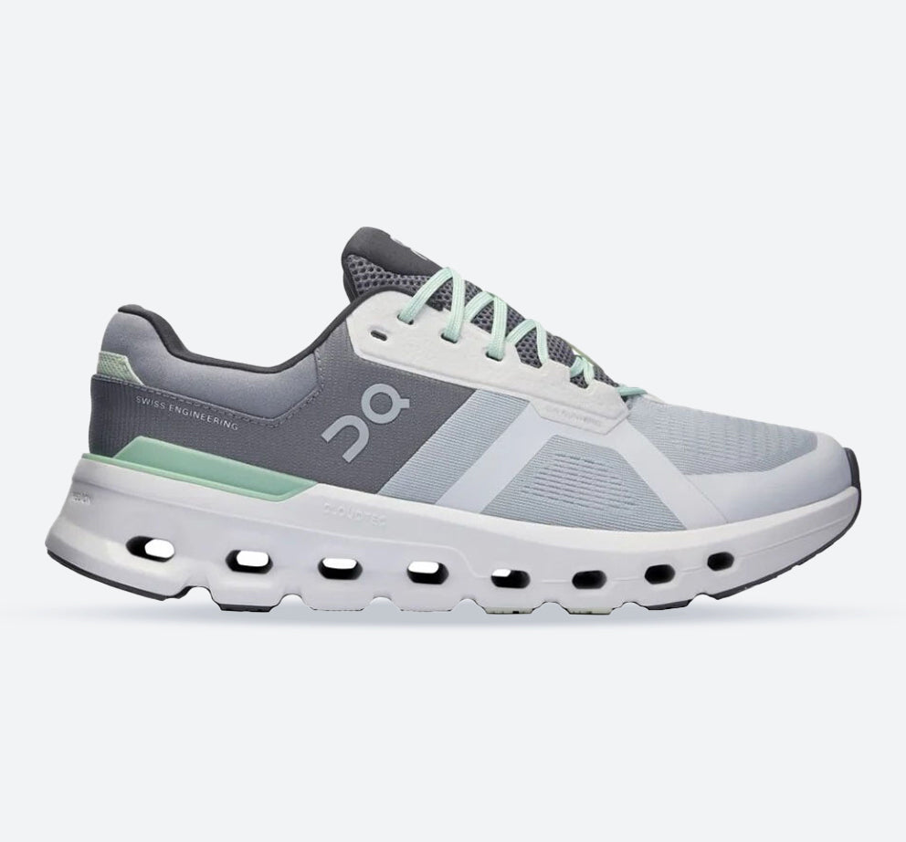 Men's Wide Fit On Cloudrunner 2 Training Shoes - Glacier/Sage in Glacier/Sage - Image 1