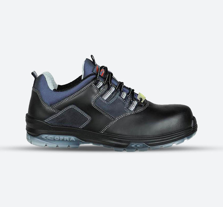 Womens Wide Fit Cofra RAP Safety Shoes in Black - Image 1