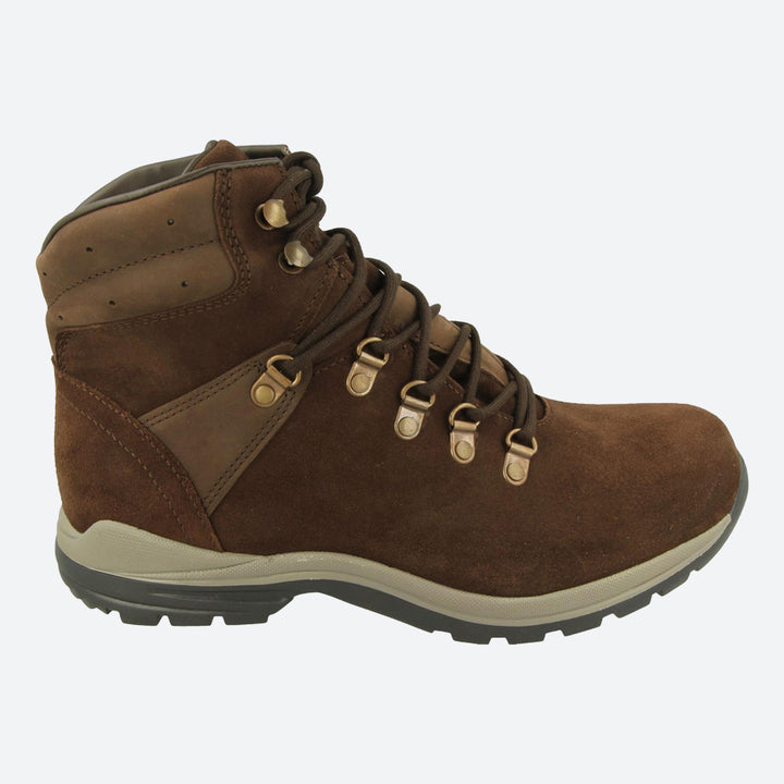 Mens Wide Fit DB Colorado Waterproof Boots in Black Suede - Image 1