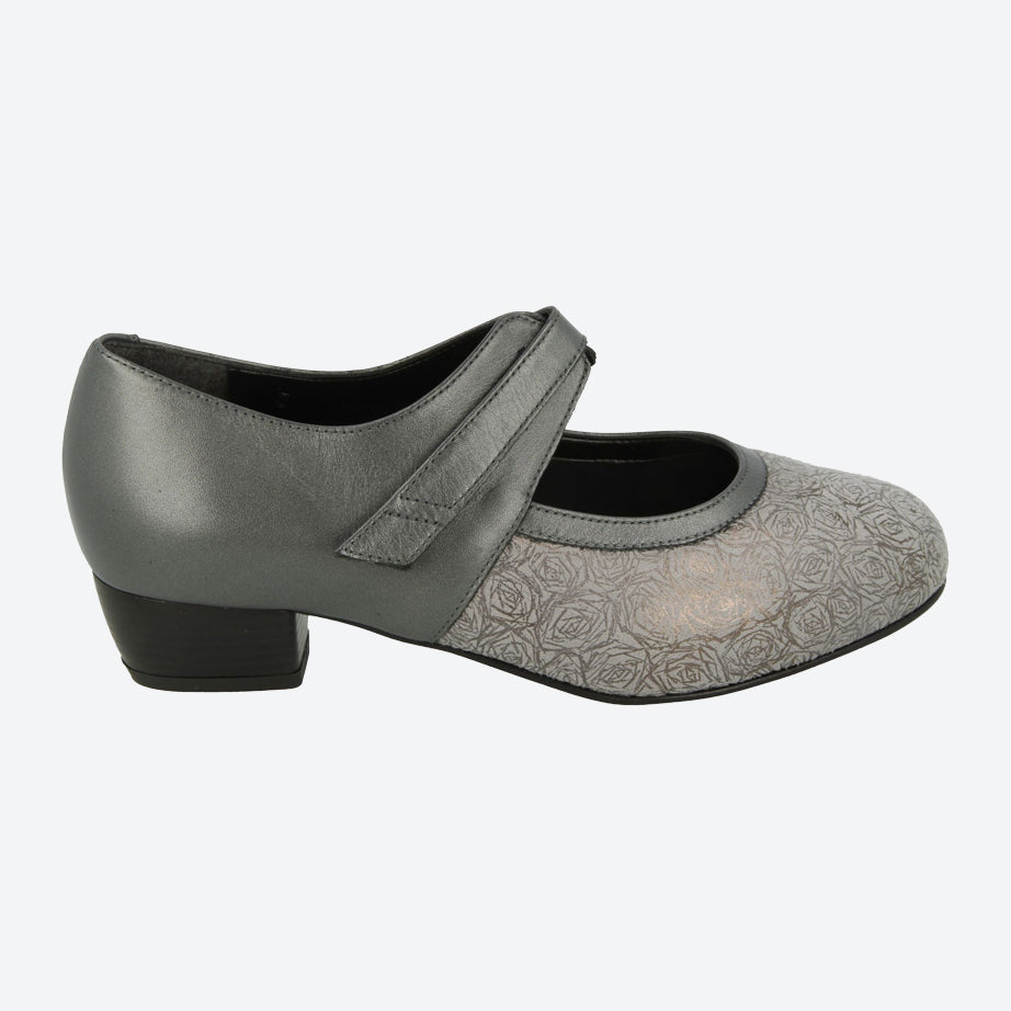 Womens Wide Fit DB Constance Shoes in Black - Image 14