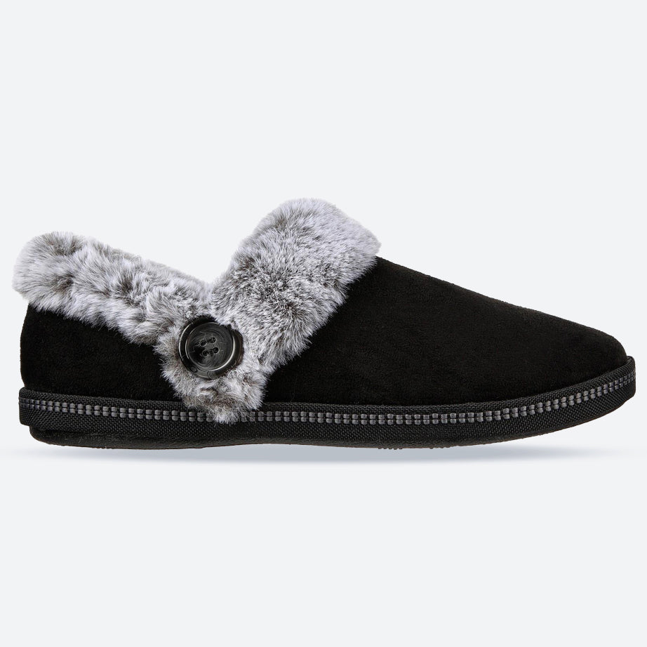 Women's Wide Fit Skechers Cozy 167219 Campfire Fresh Toast Slippers in Chestnut - Image 1