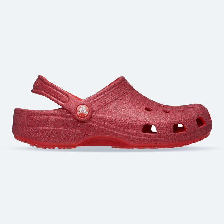 Men's Crocs 205942 Glitter Clog Sandals in Cherry Red - Image 1