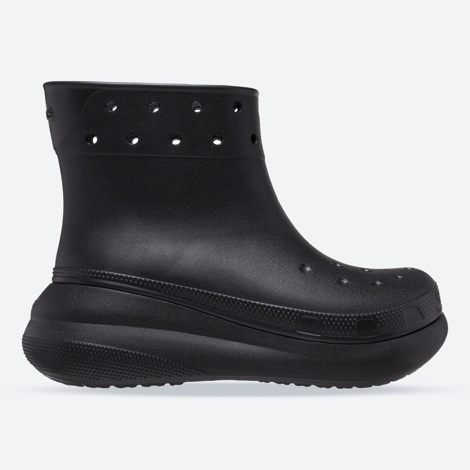 Men's Crocs 207946 Classic Crush Boots in Black - Image 1