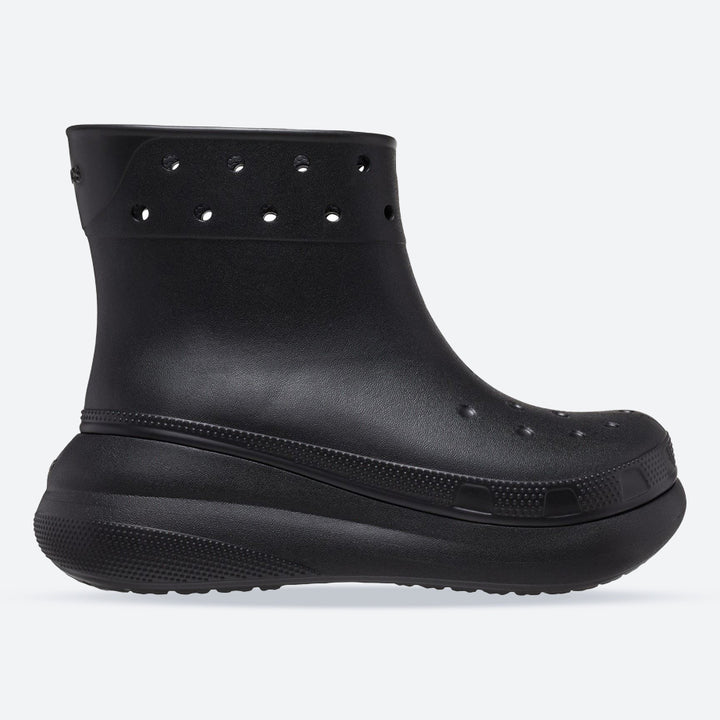 Women's Crocs 207946 Classic Crush Boots in Black - Image 1