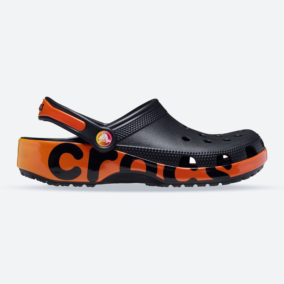 Men's Crocs 210732 Classic Reflector Clog Sandals in Black - Image 1