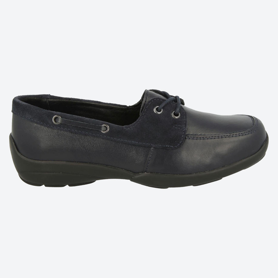 Women's Wide Fit DB Avalon Shoes in Black - Image 4
