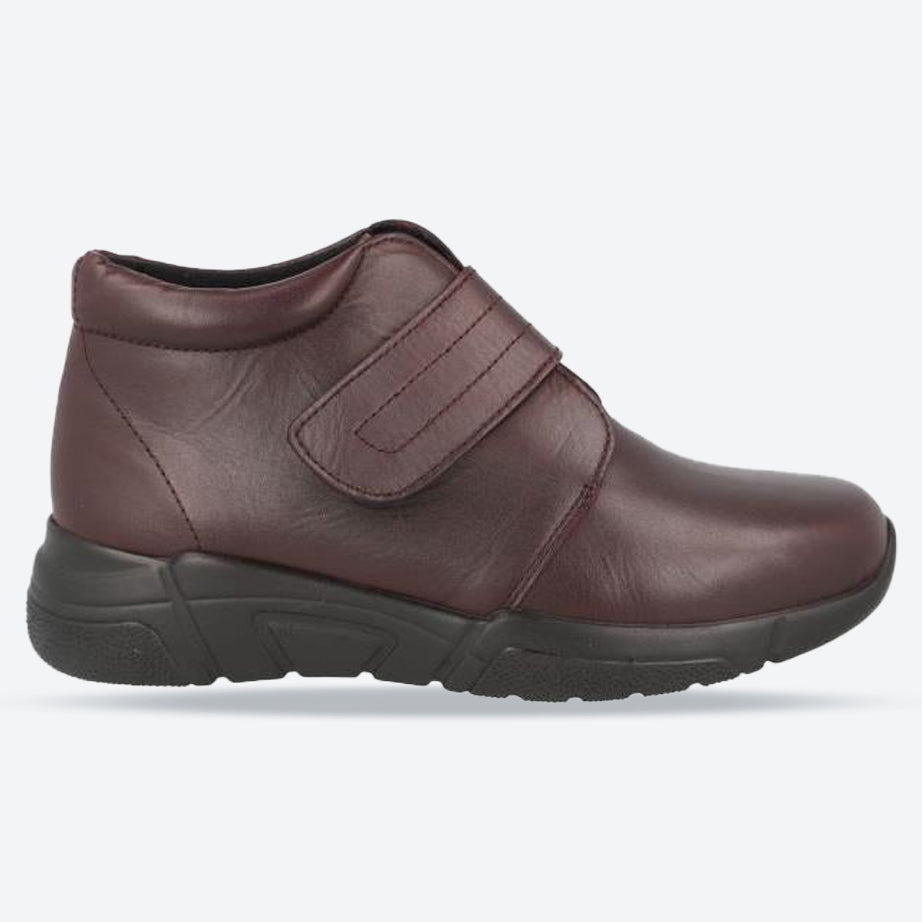 Women's Wide Fit DB Bay Ankle Boots in Black Leather - Image 7