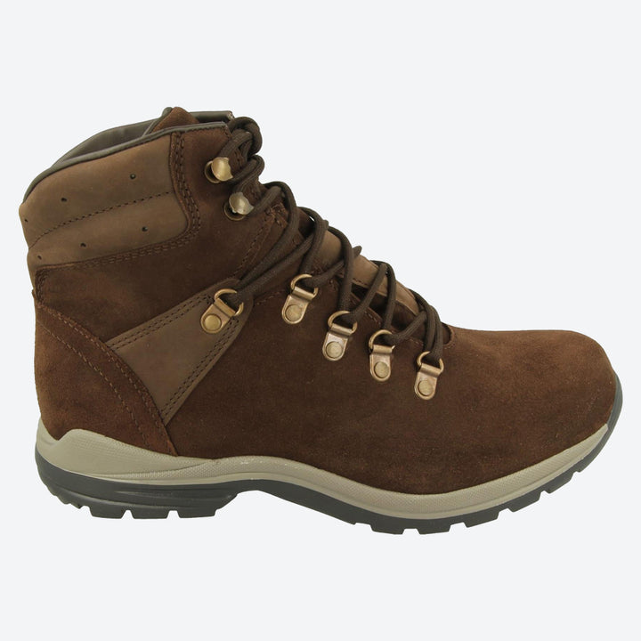 Womens Wide Fit DB Colorado Waterproof Boots in Black Suede - Image 1