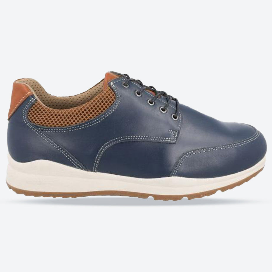 Men's Wide Fit DB Constantine Shoes in Black - Image 6