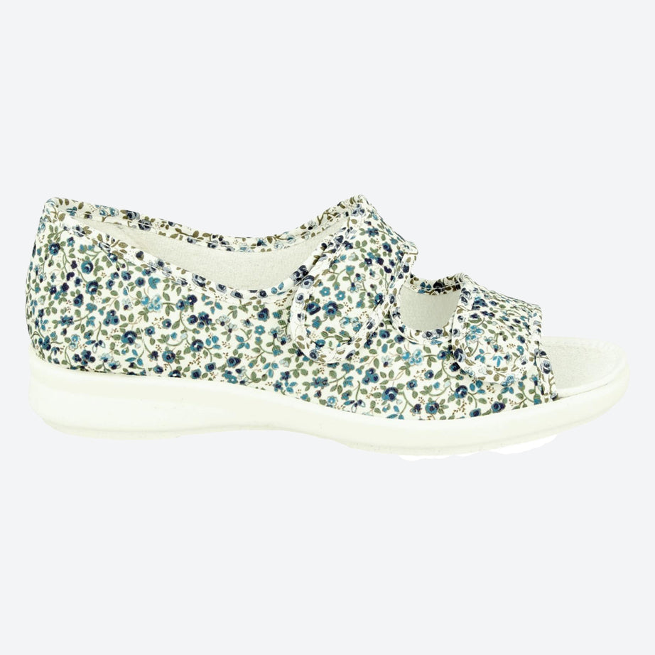 Womens Wide Fit DB Cora Canvas Shoes in Beige Canvas - Image 9