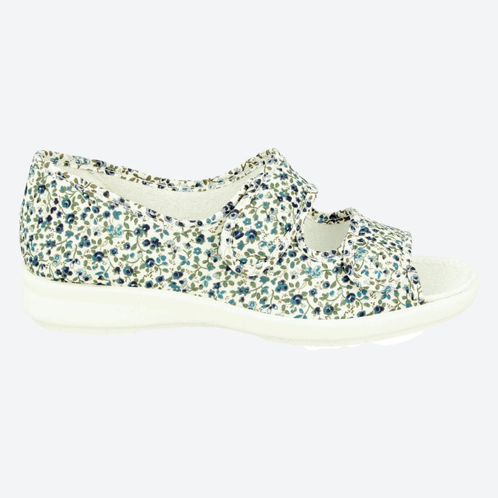 Womens Wide Fit DB Cora Canvas Shoes in Beige Canvas - Image 1