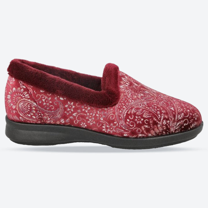 Womens Wide Fit DB Devizes Shoes in Navy Textile - Image 1
