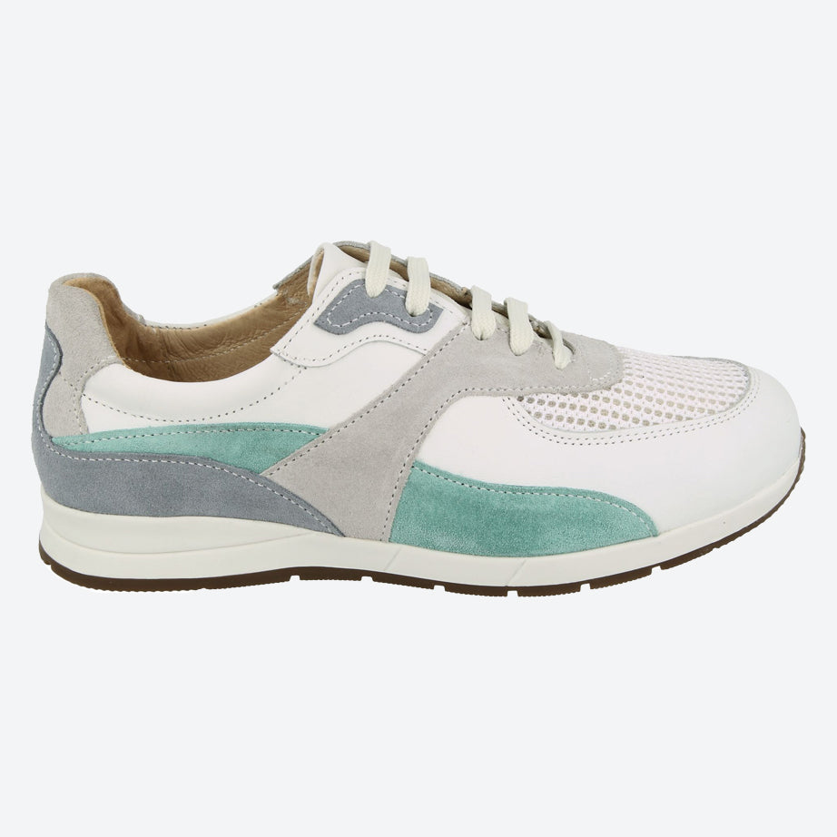 Womens Wide Fit DB Diss Casual Trainers in Blue / Multi - Image 10
