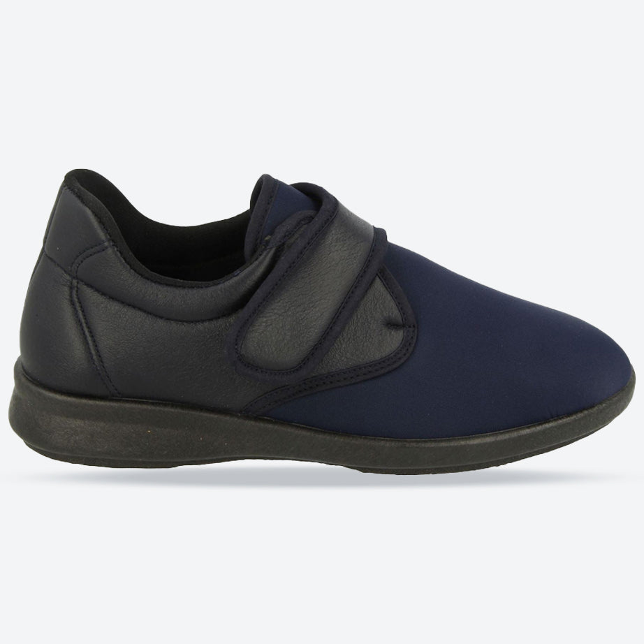 Womens Wide Fit DB Eliza Shoes in Black / Stretch - Image 6