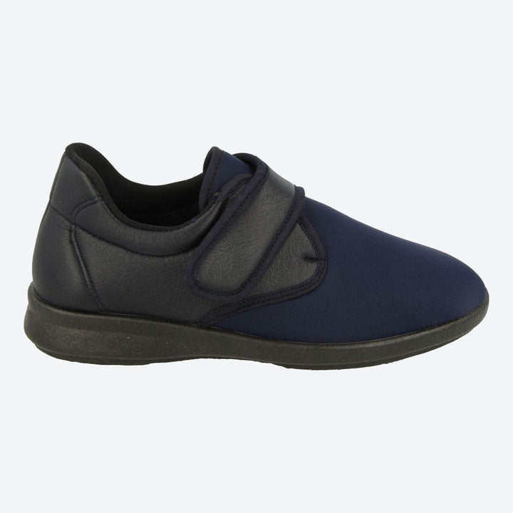 Womens Wide Fit DB Eliza Shoes in Black / Stretch - Image 1