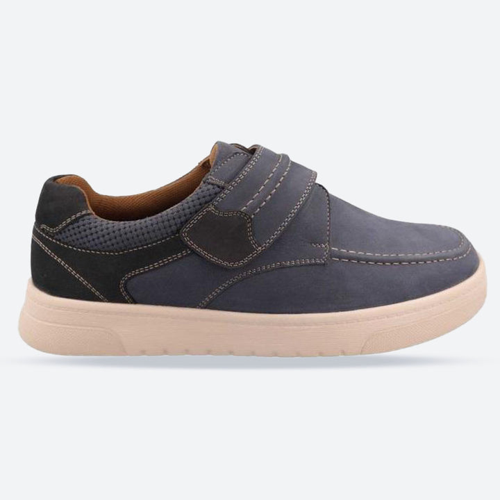 Men's Wide Fit DB Ethan Shoes in Denim Nubuck - Image 1