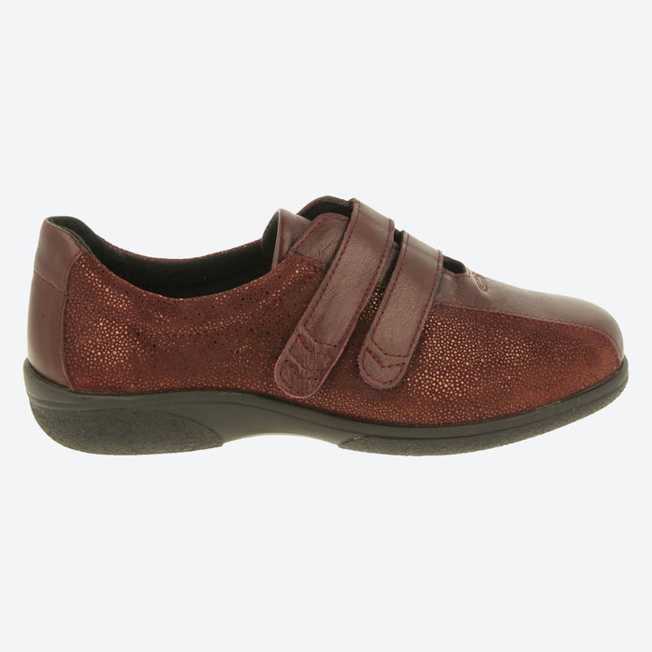 Womens Wide Fit DB Europe Shoes in Black - Image 1