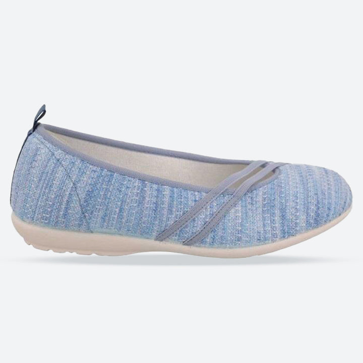 Women's Wide Fit DB Foxtail Canvas in Black Canvas - Image 1