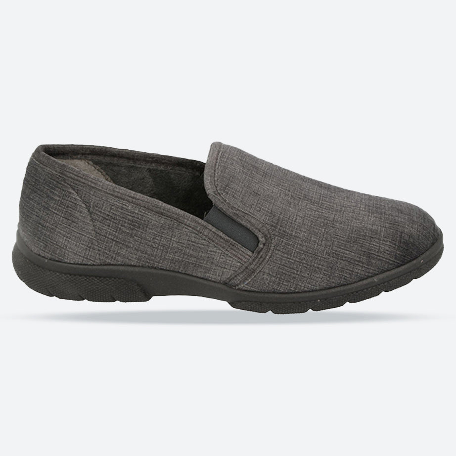 Mens Extra Wide Fit DB Kendal Slip On Slippers