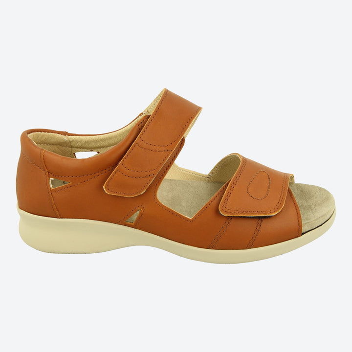 Womens Wide Fit DB Kylie Sandals in Taupe - Image 1