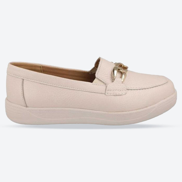 Women's Wide Fit DB Ophelia Shoes in Navy Leather - Image 1