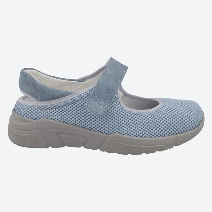 Women's Wide Fit DB Panther Shoes in Black - Image 1